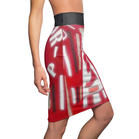 Women's HIP HOP ART Pencil Skirt (AOP)