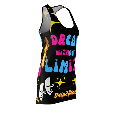 Women's Cut & Sew HIP HOP ART Racerback Dress (AOP)