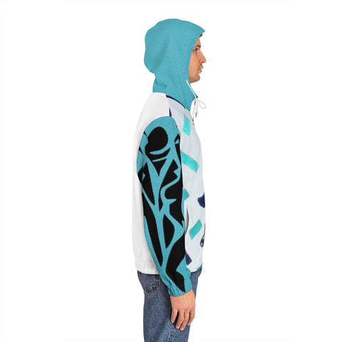 Men's Full-Zip HIP HOP ART Hoodie (AOP)