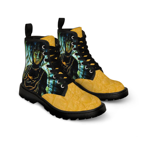 Men's Canvas HIP HOP ART  Boots