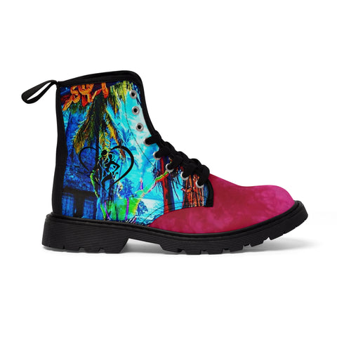 Men's Canvas  HIP HOP ART Boots