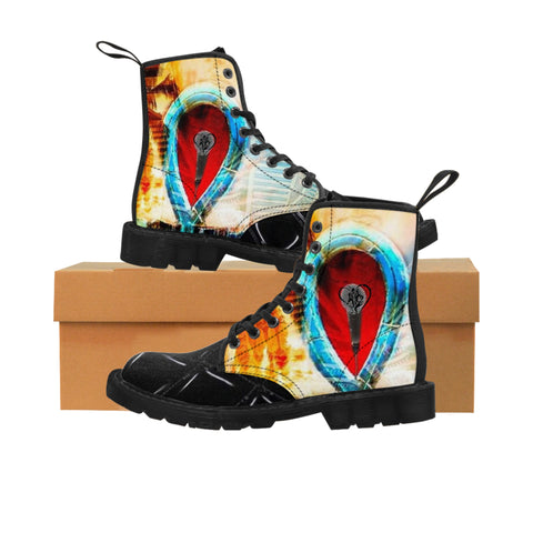 Men's Canvas HIP HOP ART Boots