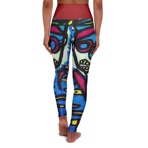 High Waisted  HIP HOP ART Yoga Leggings (AOP)