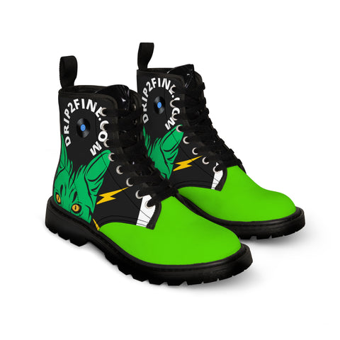 Women's HIP HOP ART Canvas Boots