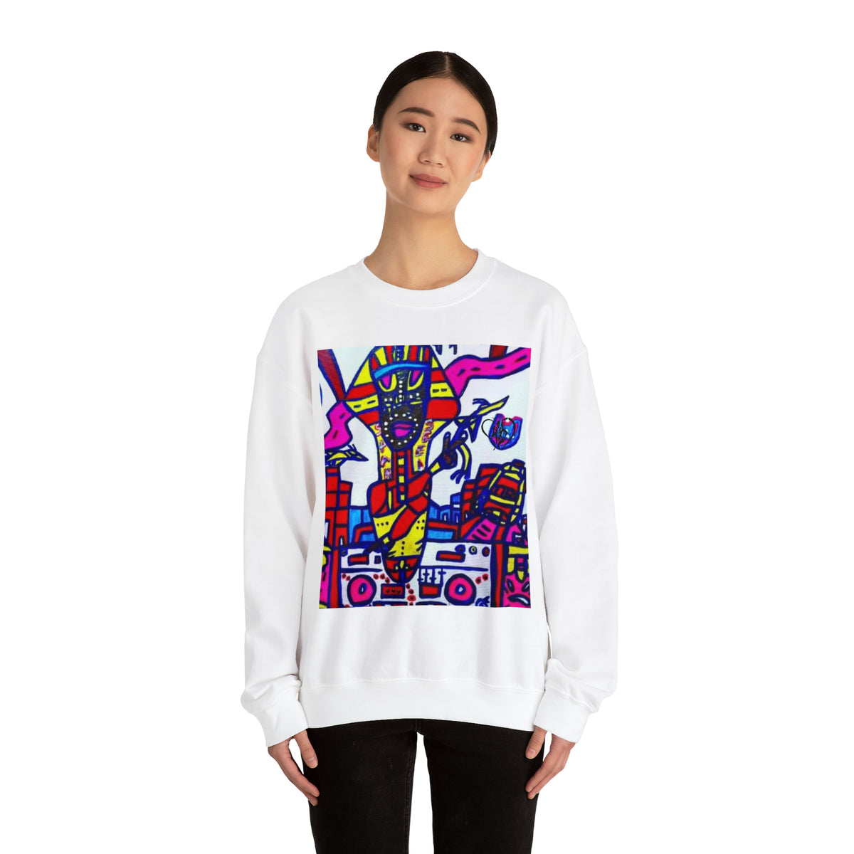 Unisex Heavy Blend™ HIP HOP ART Crewneck Sweatshirt