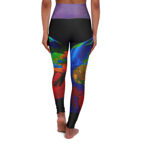 High Waisted HIP HOP ART Yoga Leggings (AOP)