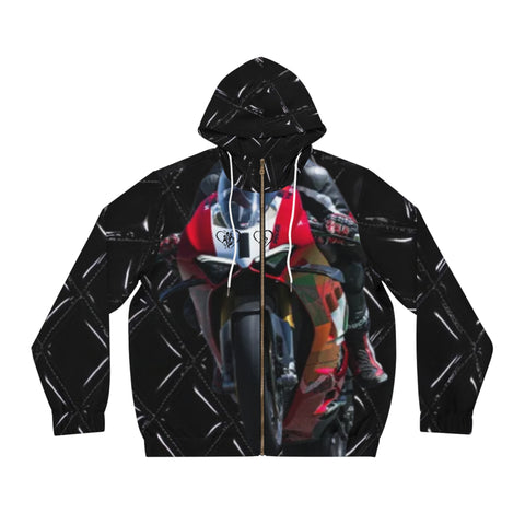 Men's Full-Zip  HIP HOP ART Hoodie (AOP)