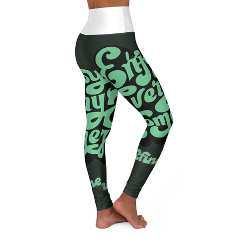 High Waisted  HIP HOP ART Yoga Leggings (AOP)