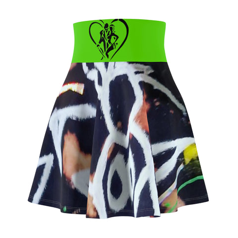 Women's  HIP HOP ART Skater Skirt (AOP)
