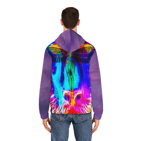 Men's Full-Zip HIP HOP ART  Hoodie (AOP)