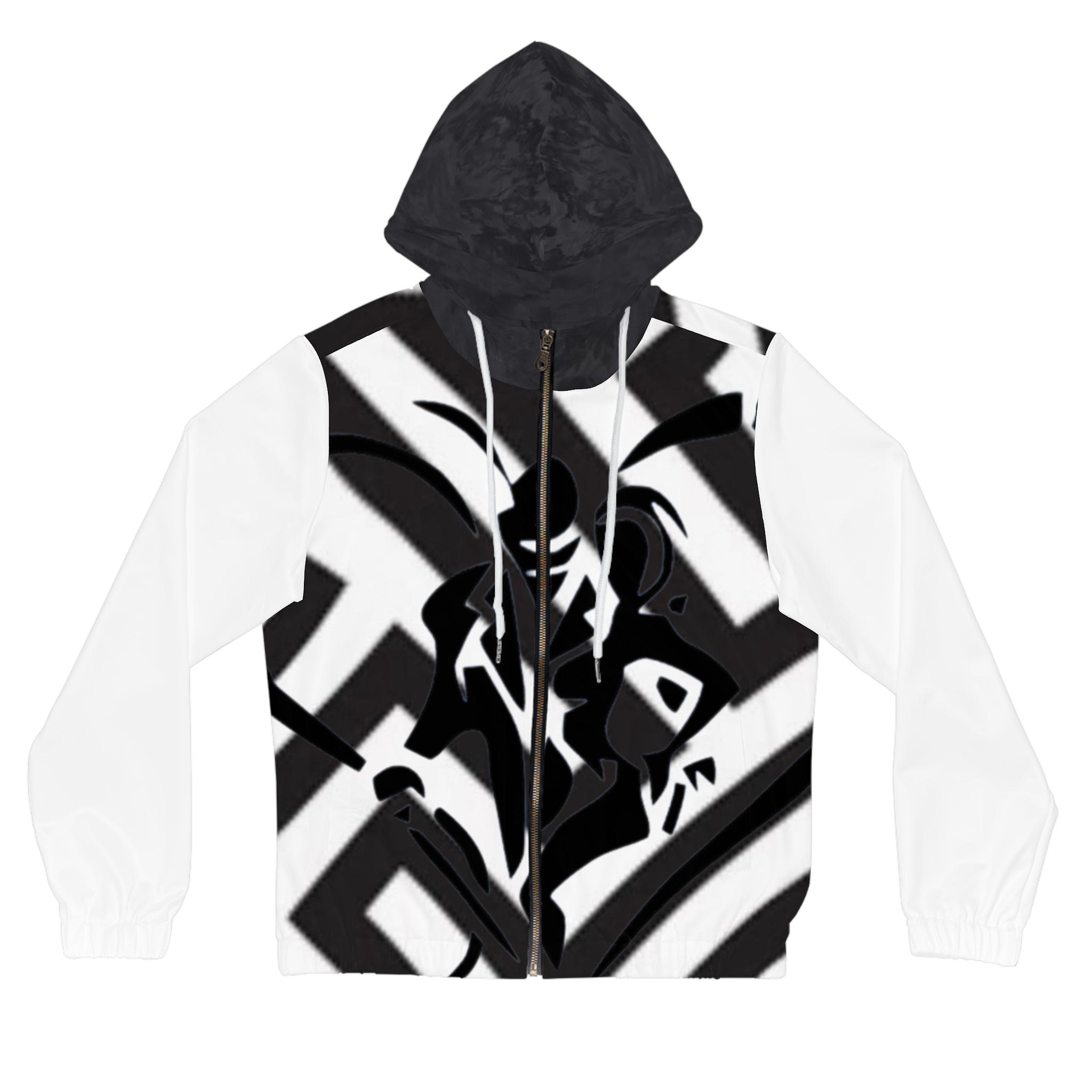 Women’s Full-Zip HIP HOP ART Hoodie (AOP)