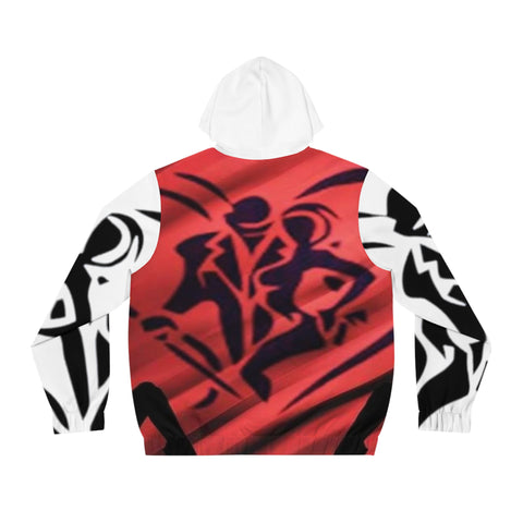 Men's Full-Zip HIP HOP ART Hoodie (AOP)