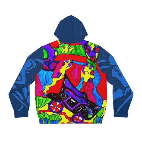 Men's Full-Zip  HIP HOP ART  Hoodie (AOP)