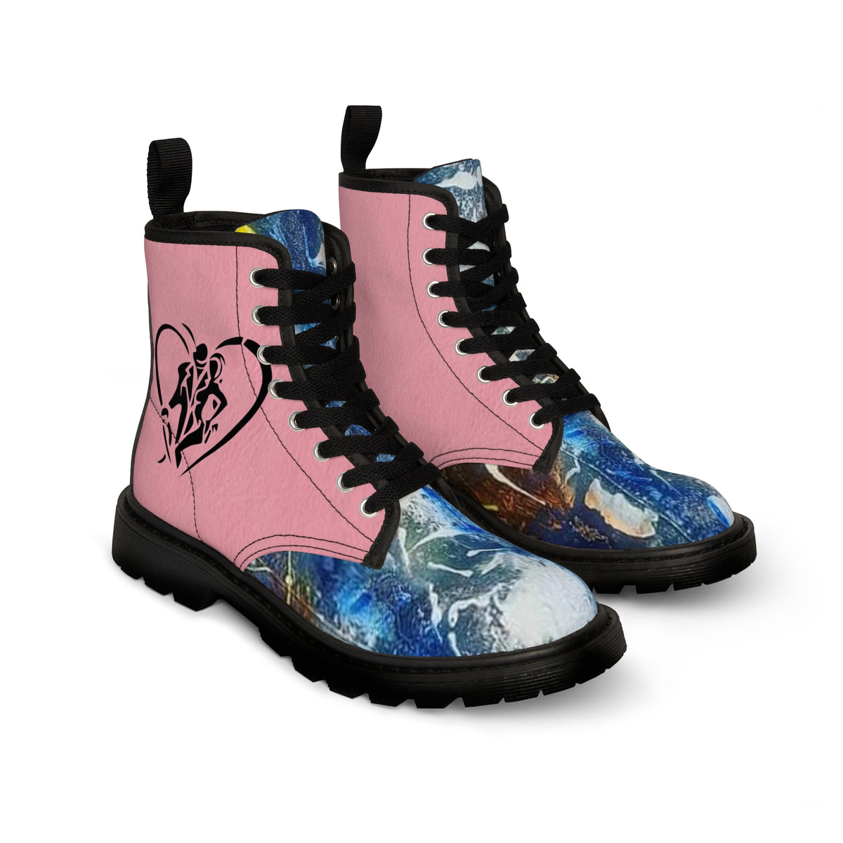 Men's Canvas Hip Hop Art Boots