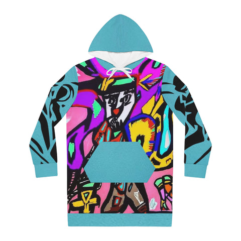 Women's HIP HOP ART Hoodie Dress (AOP)