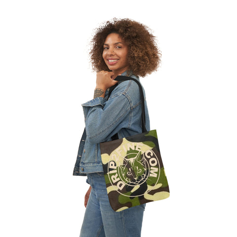 Polyester Canvas  HIP HOP ART Tote Bag (AOP)