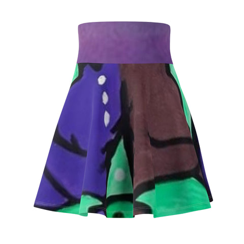 Women's  HIP HOP ART Skater Skirt (AOP)