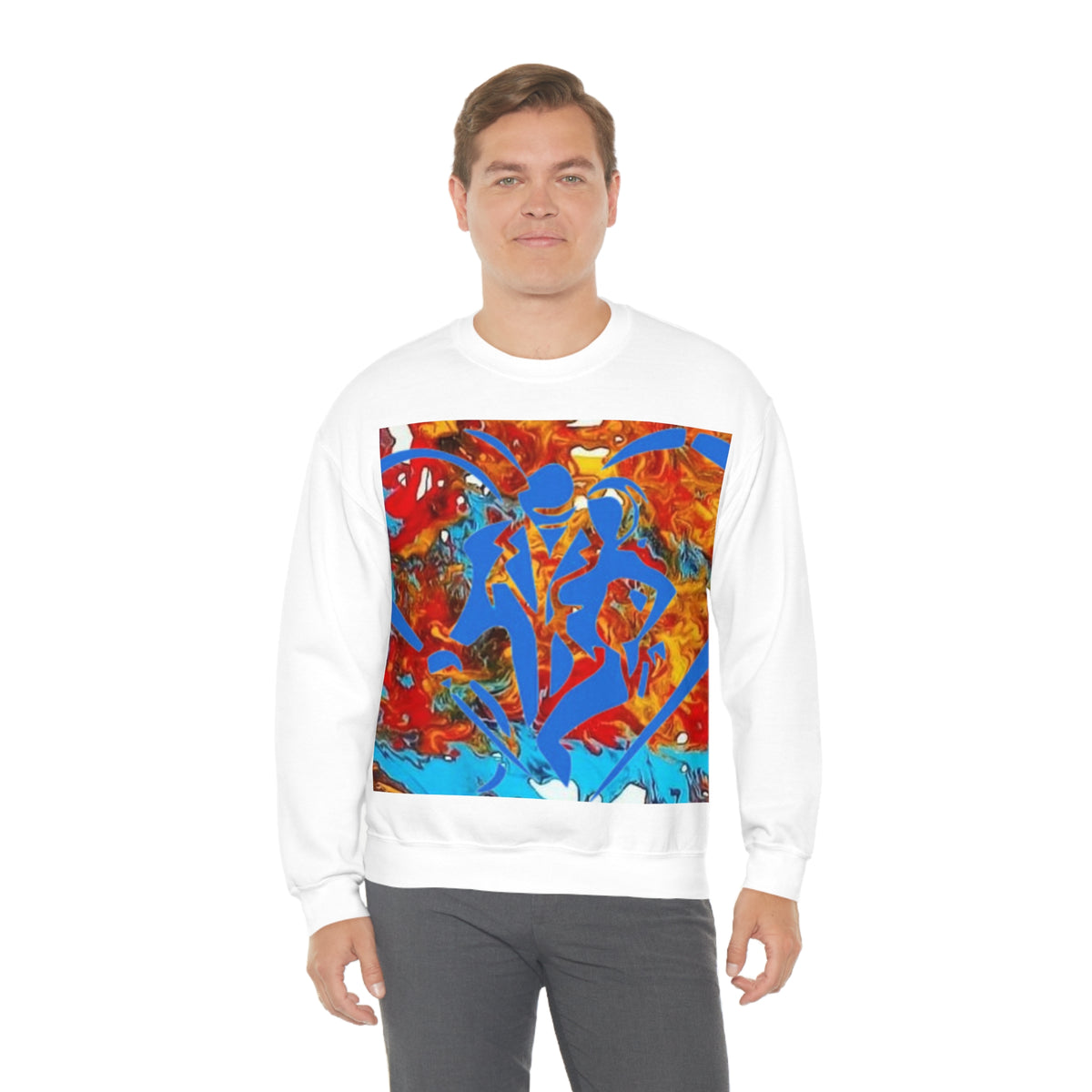 Unisex Heavy Blend™  HIP HOP ART Crewneck Sweatshirt