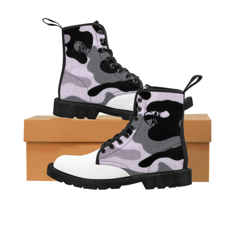 Men's Canvas  HIP HOP ART Boots