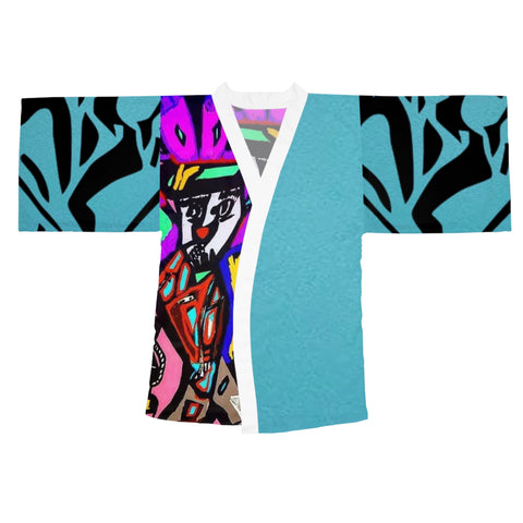 Long Sleeve  HIP HOP ART Kimono Robe (AOP)