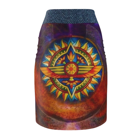 Women's HIP HOP ART Pencil Skirt (AOP)