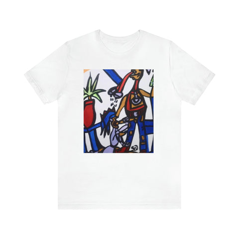 HIP HOP ART Unisex Jersey Short Sleeve Tee