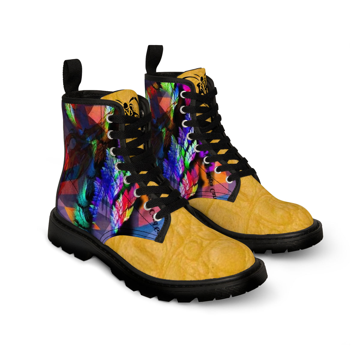 Men's Canvas HIP HOP ART Boots