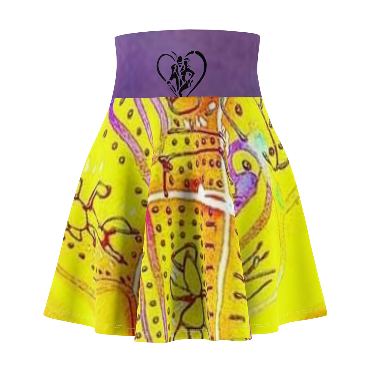 Women's  HIP HOP ART Skater Skirt (AOP)