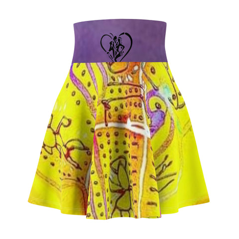 Women's  HIP HOP ART Skater Skirt (AOP)