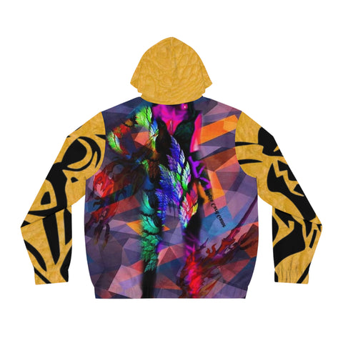 Men's Full-Zip HIP HOP ART Hoodie (AOP)