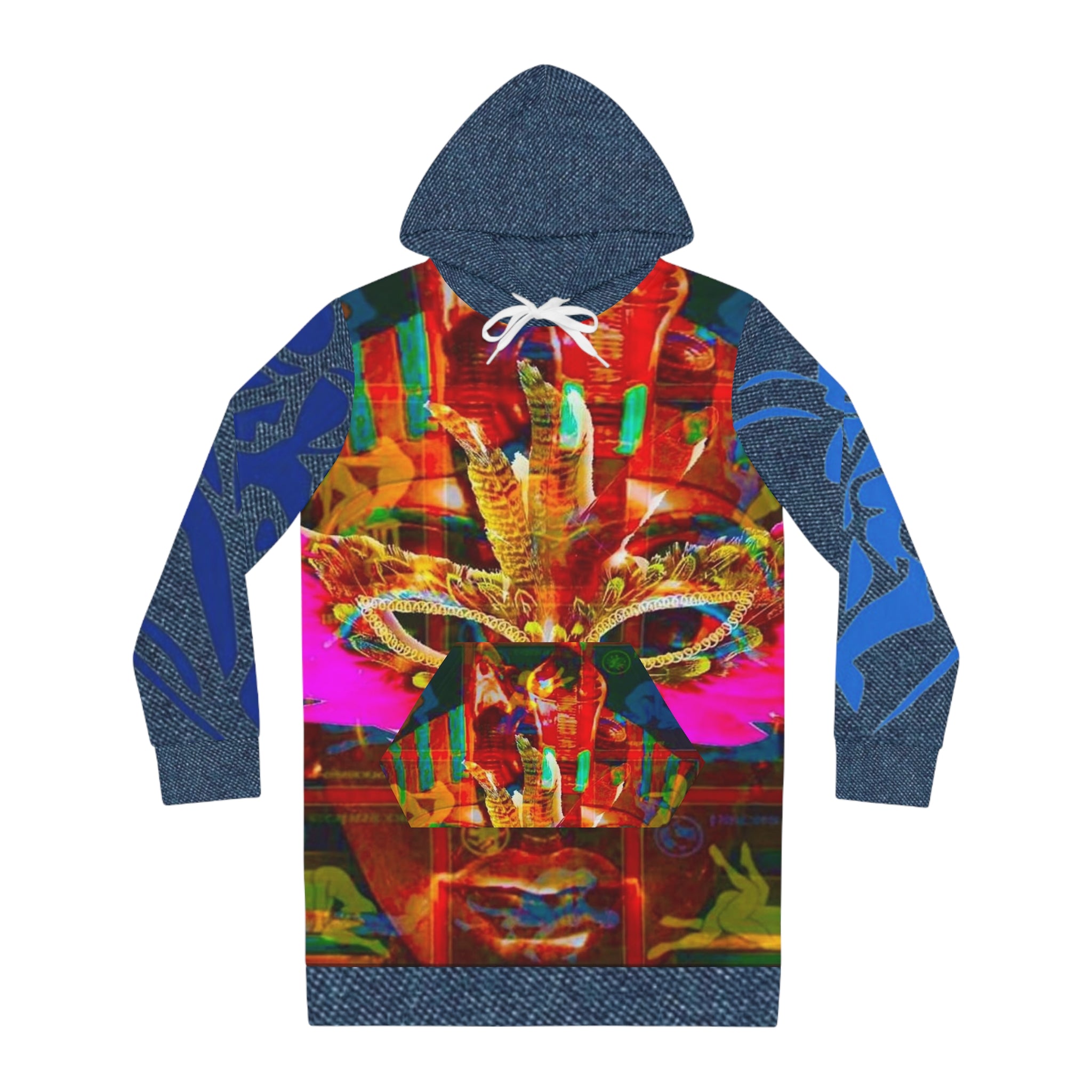 Women's HIP HOP ART Hoodie Dress (AOP)