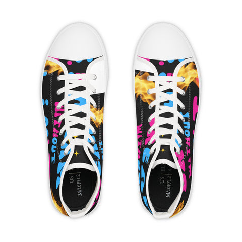 Men's High Top HIP HOP ART  Sneakers