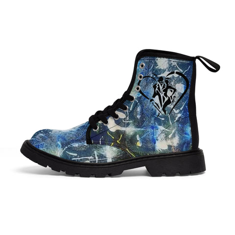 Men's  HIP HOP ART Canvas Boots