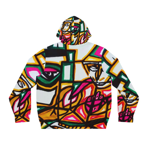 Men's Full-Zip HIP  HOP ART Hoodie (AOP)