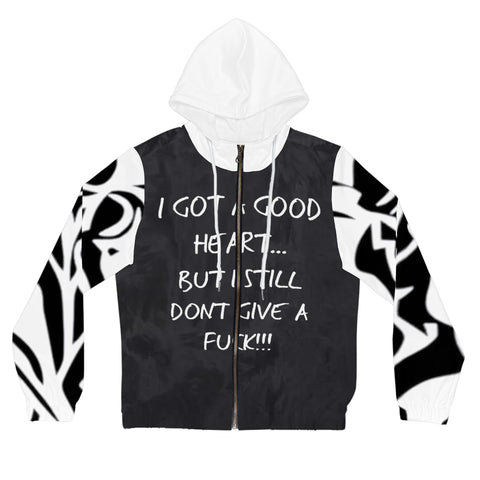 Women’s Full-Zip  HIP HOP ART Hoodie (AOP)