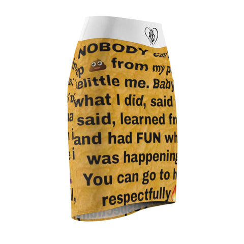 Women's HIP HOP ART Pencil Skirt (AOP)