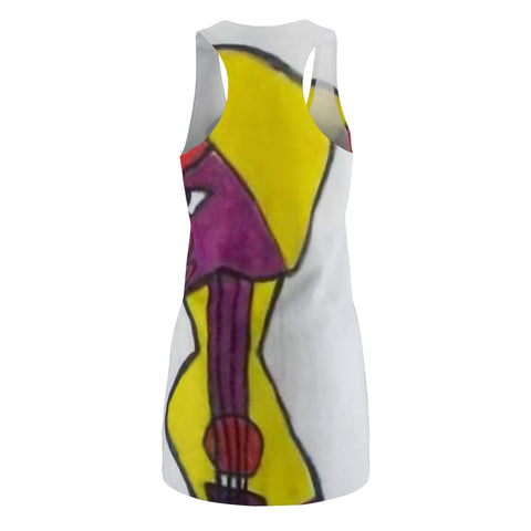 Women's Cut & Sew HIP HOP ART Racerback Dress (AOP)