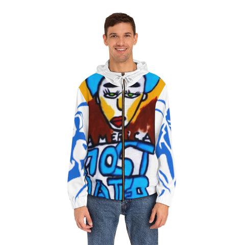 Men's Full-Zip  HIP HOP ART Hoodie (AOP)