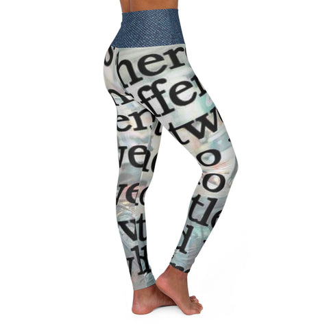 High Waisted HIP HOP ART Yoga Leggings (AOP)