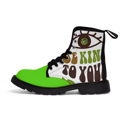 Men's Canvas  HIP HOP ART Boots