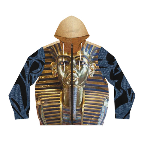 Men's Full-Zip  HIP HOP ART Hoodie (AOP)