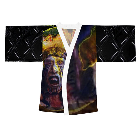 Long Sleeve  HIP HOP ART Kimono Robe (AOP)