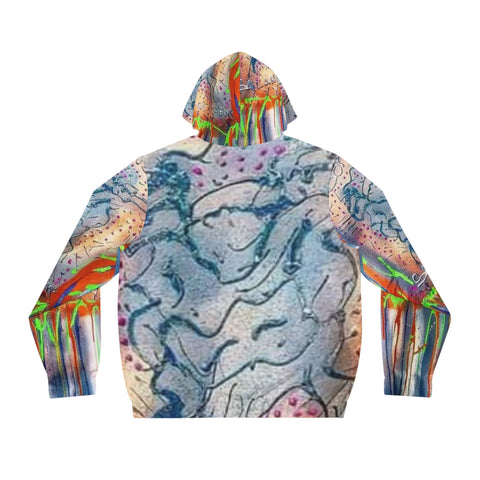 Men's Full-Zip  HIP HOP ART Hoodie (AOP)