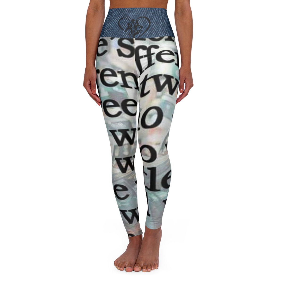 High Waisted HIP HOP ART Yoga Leggings (AOP)