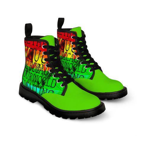 Women's Canvas HIP HOP ART Boots