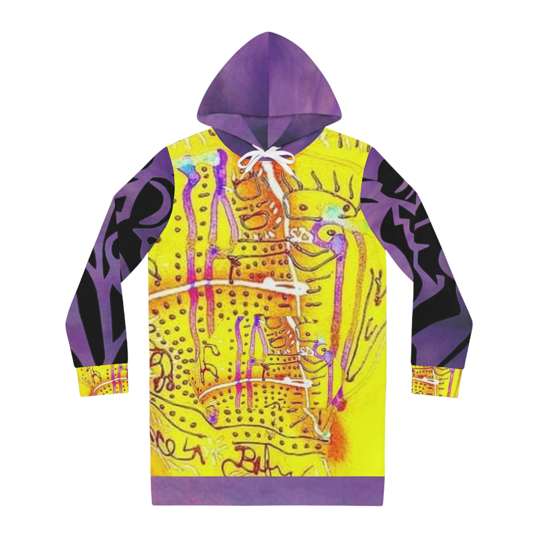 Women's HIP HOP ART Hoodie Dress (AOP)