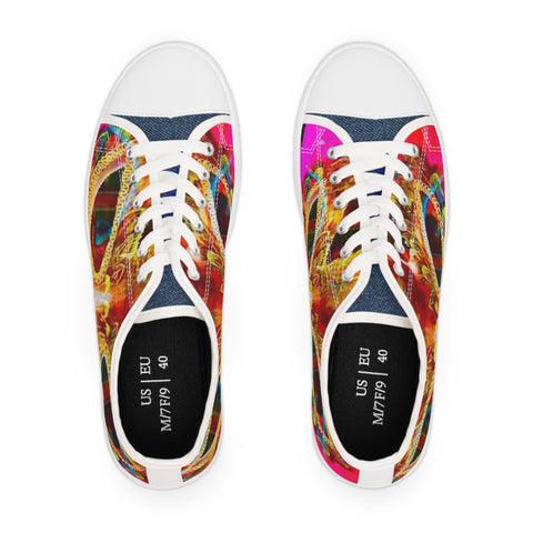 Women's Low Top  HIP HOP ART Sneakers