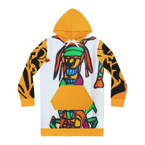 Women's HIP HOP ART Hoodie Dress (AOP)