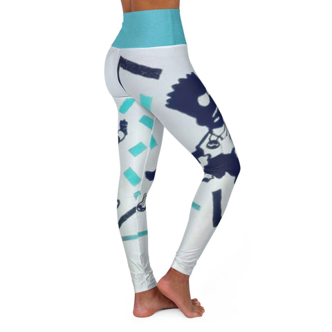 High Waisted HIP HOP ART Yoga Leggings (AOP)