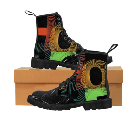 Men's Canvas HIP HOP ART Boots